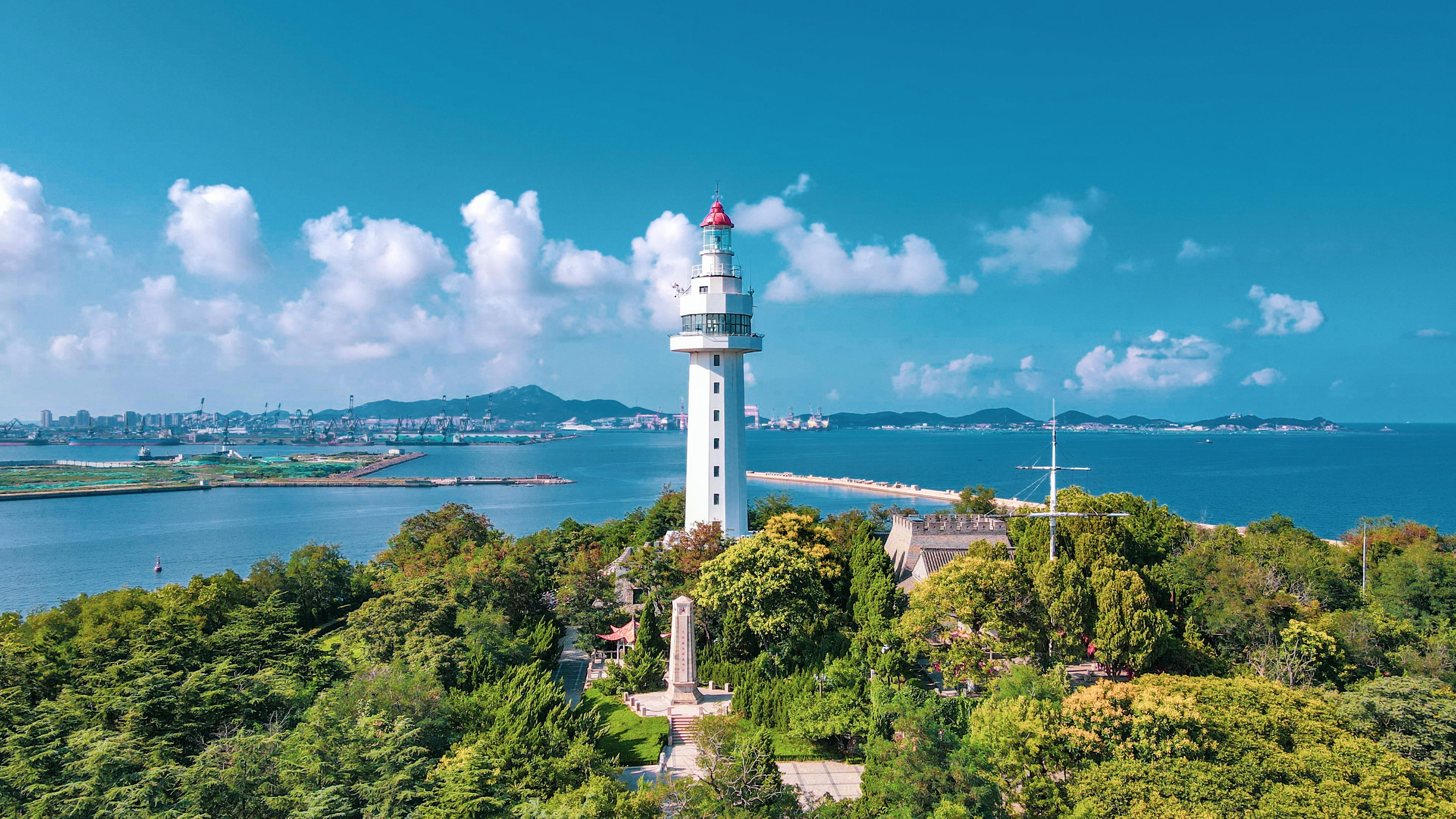 蓝色烟台主题视觉