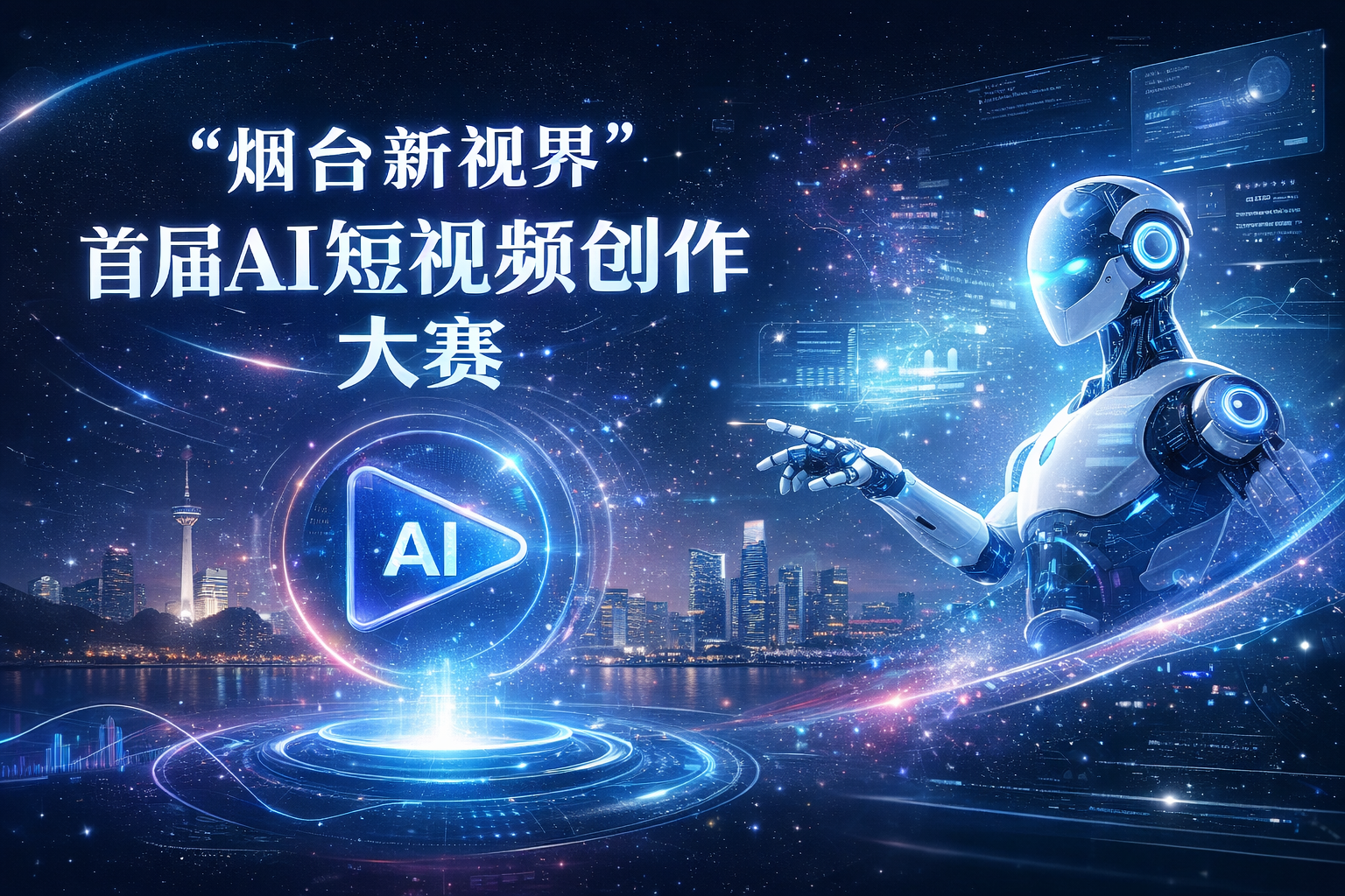 烟台新视界大赛主视觉海报